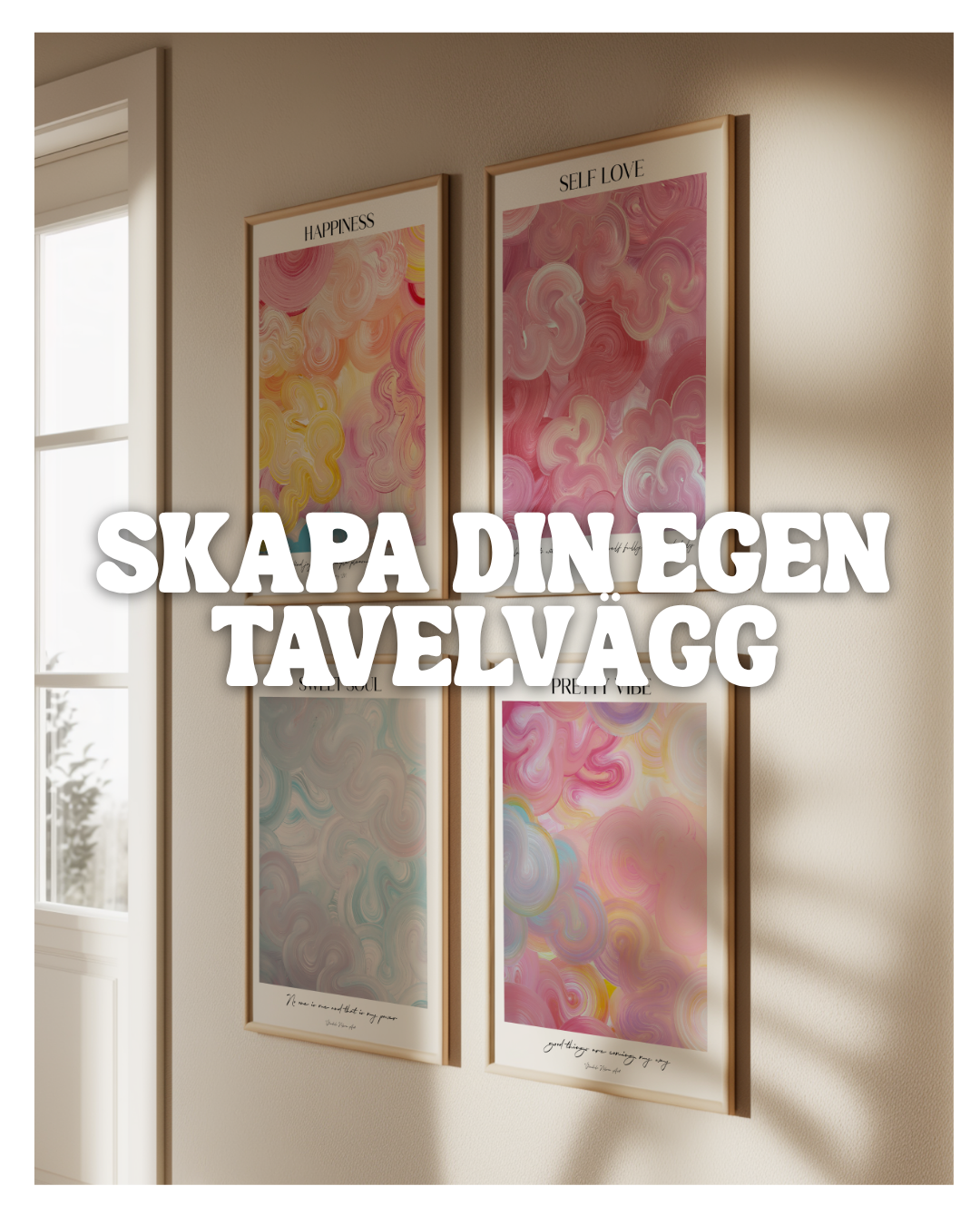 Skapa din egen tavelvägg