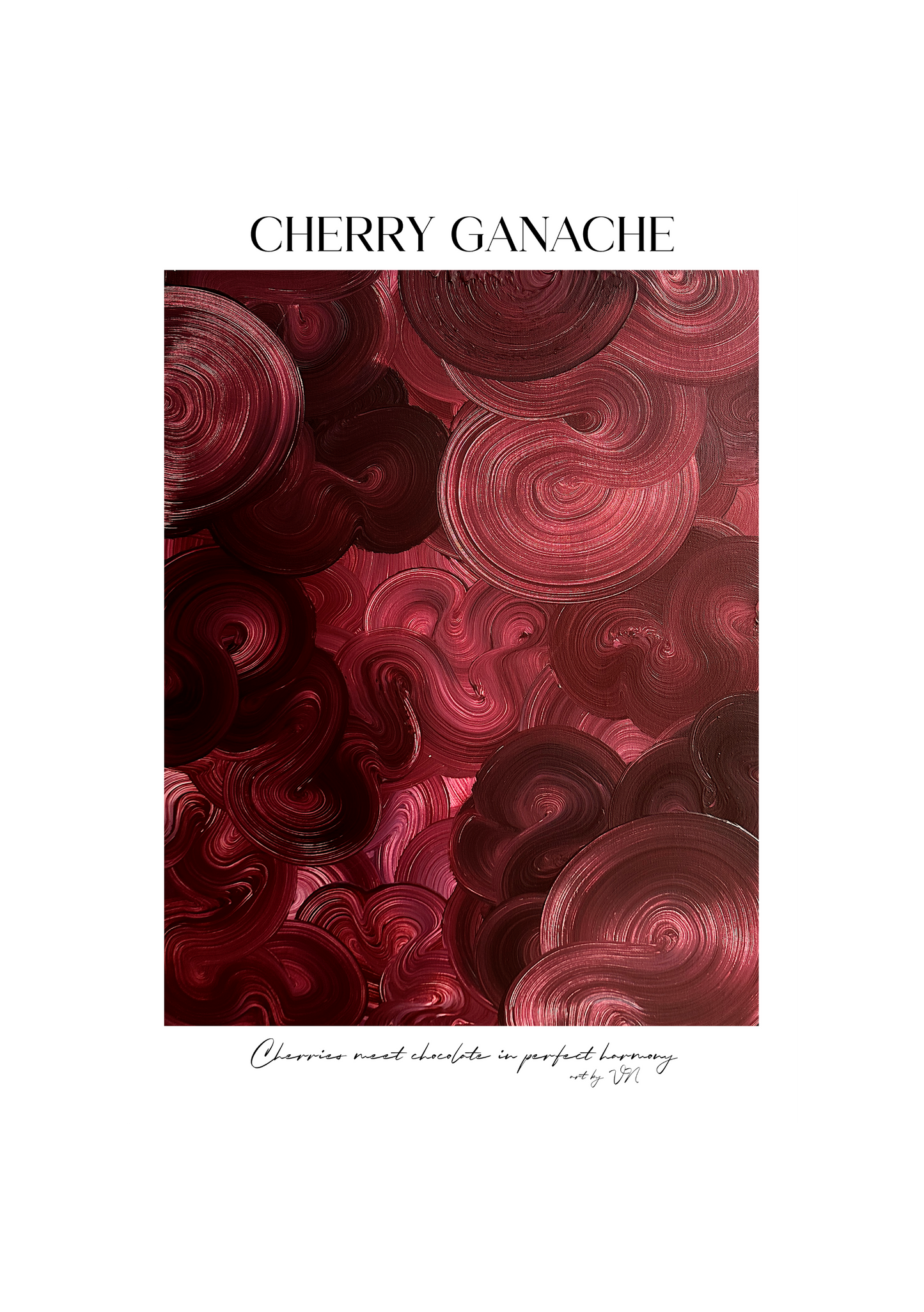 CHERRY GANACHE | Poster- The Café Collection