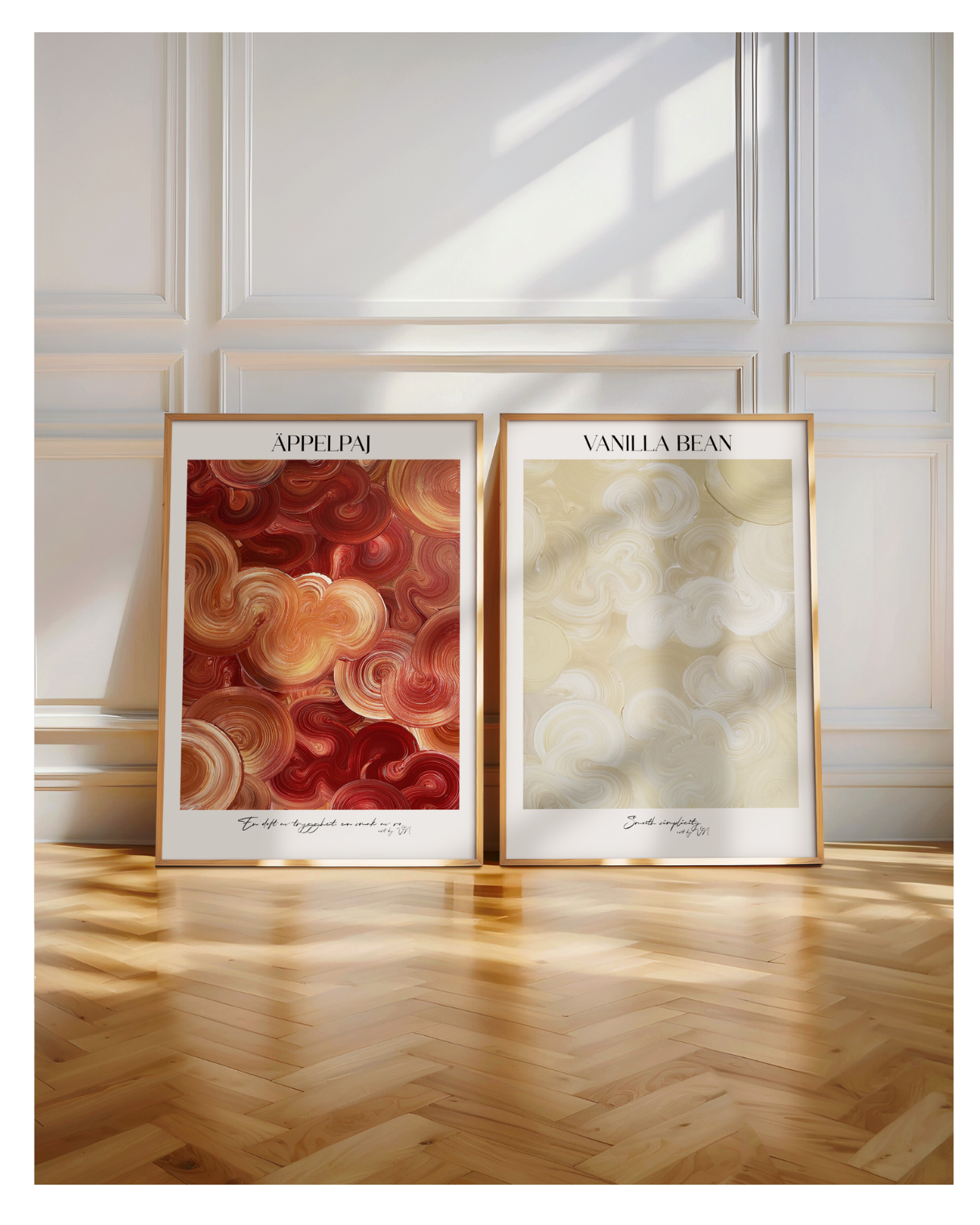 Poster Set- Äppelpaj & Vanilla Bean