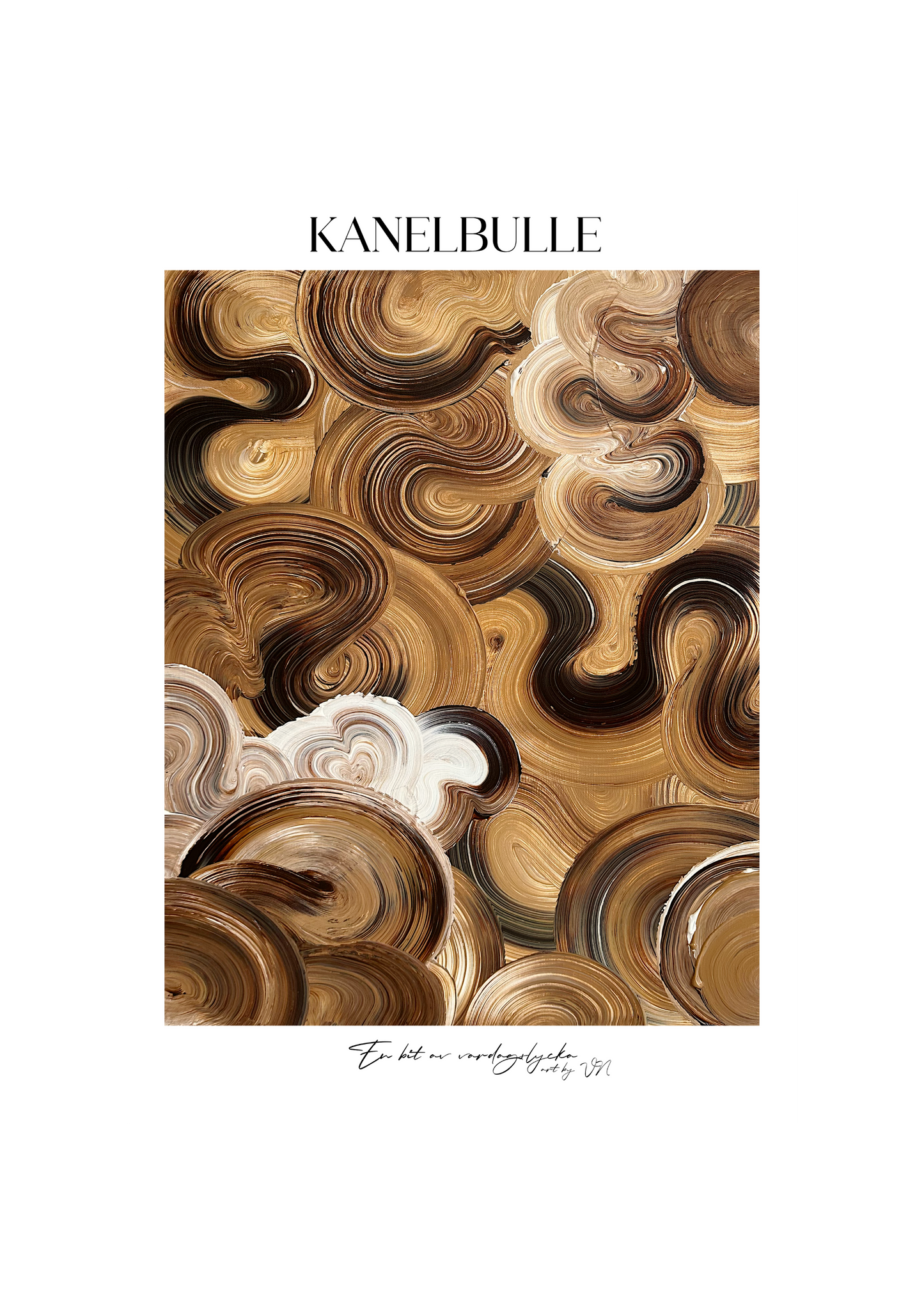 Poster Set- Vanilla Bean, Pumpkin Spice Latte & Kanelbulle
