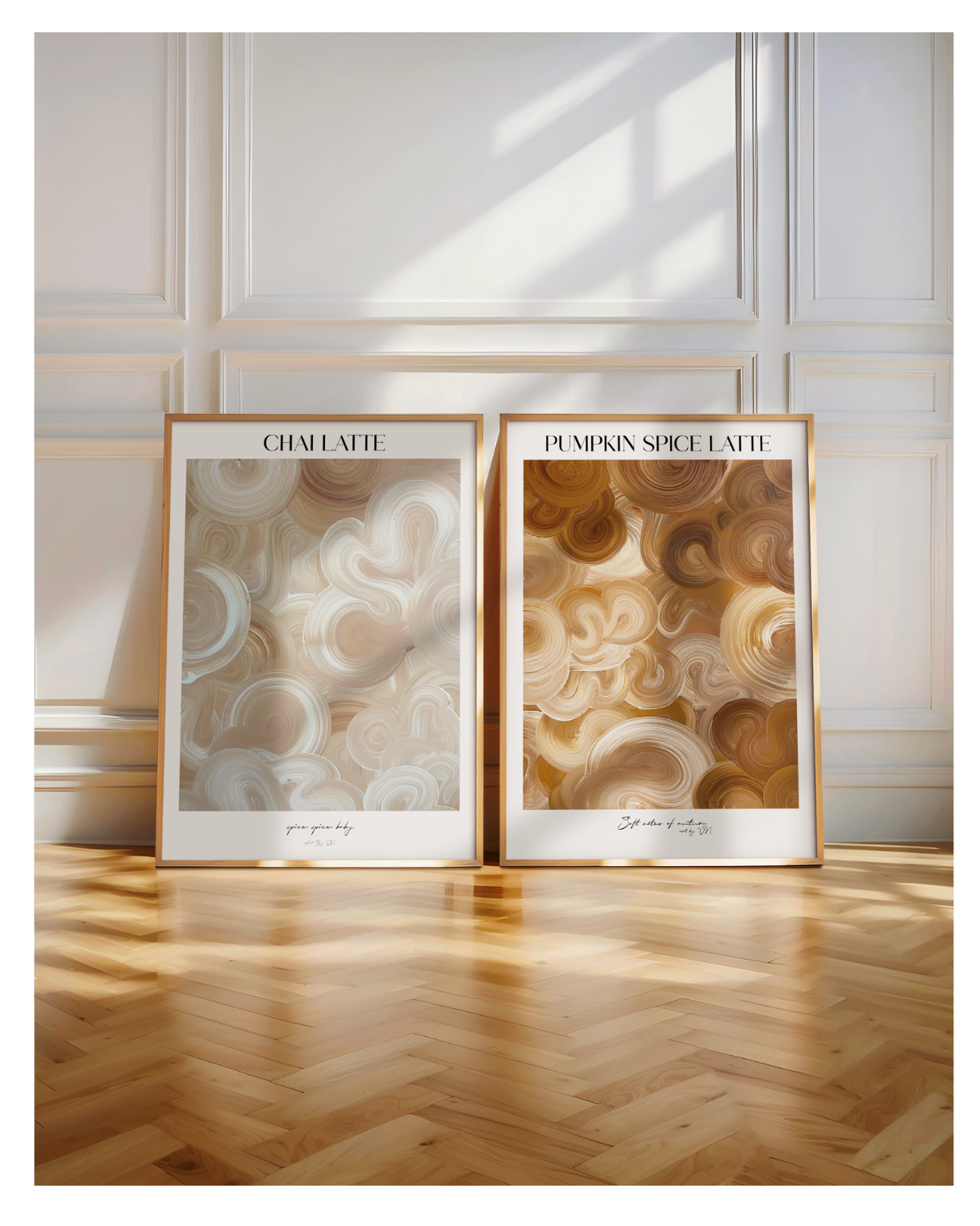 Poster Set- Chai Latte & Pumpkin Spice Latte