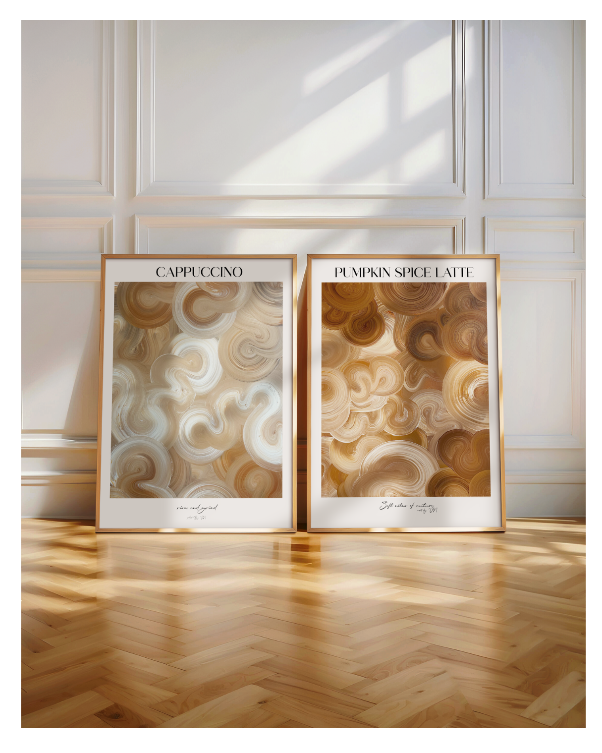 Poster Set- Cappuccino & Pumpkin Spice Latte