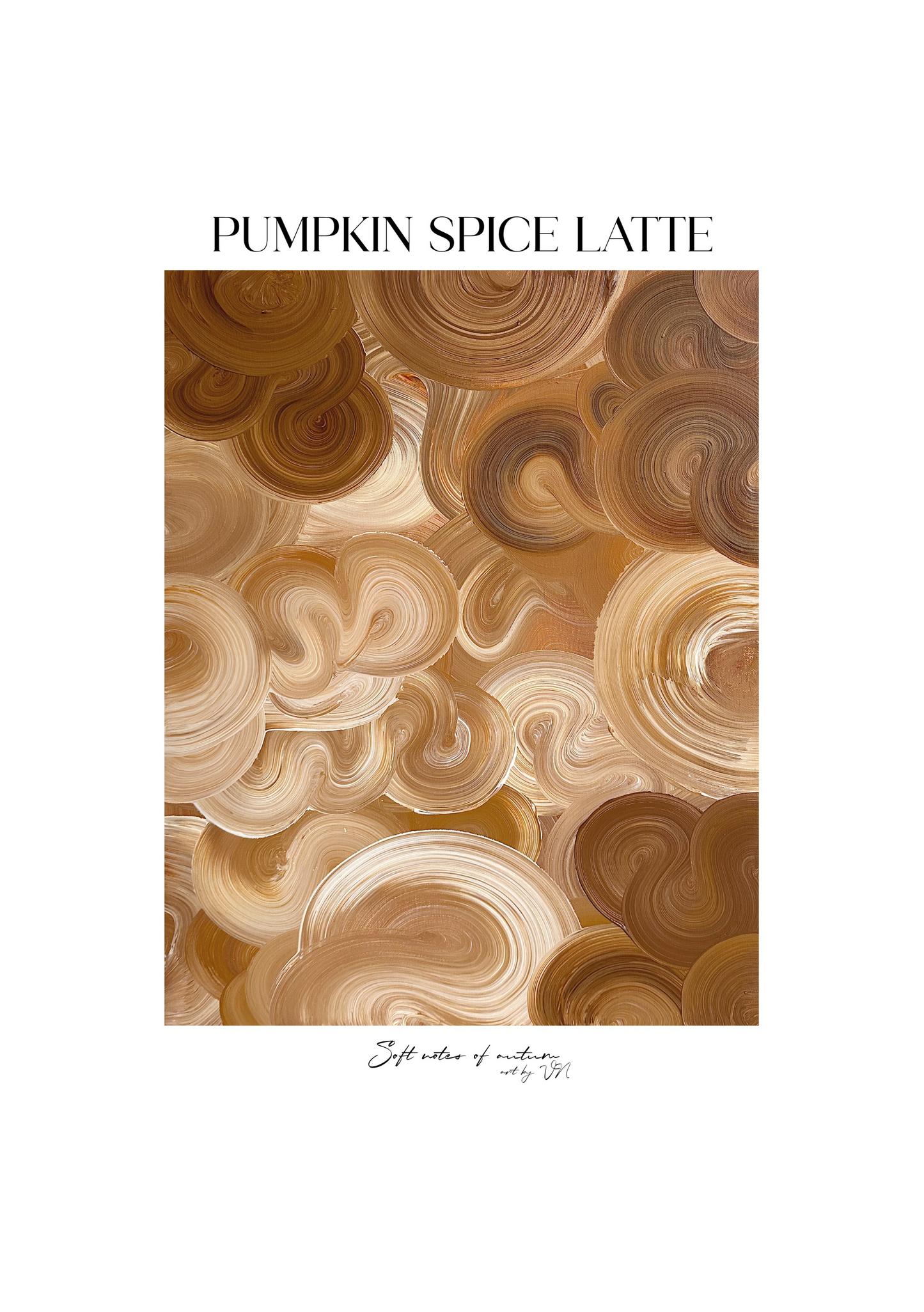 PUMPKIN SPICE LATTE | Poster- The Café Collection
