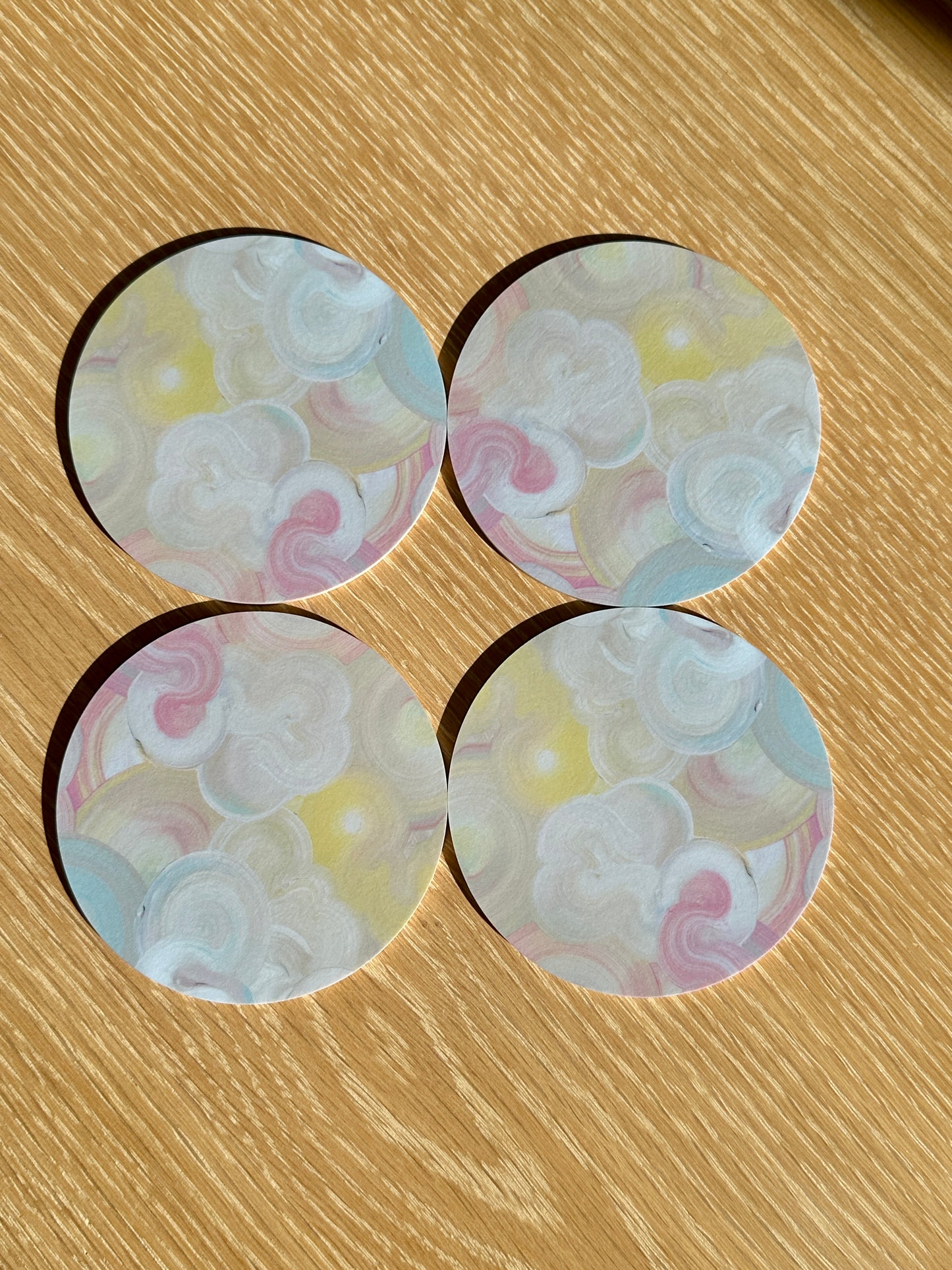 GRÄDDGLASS | Glasunderlägg 4-pack