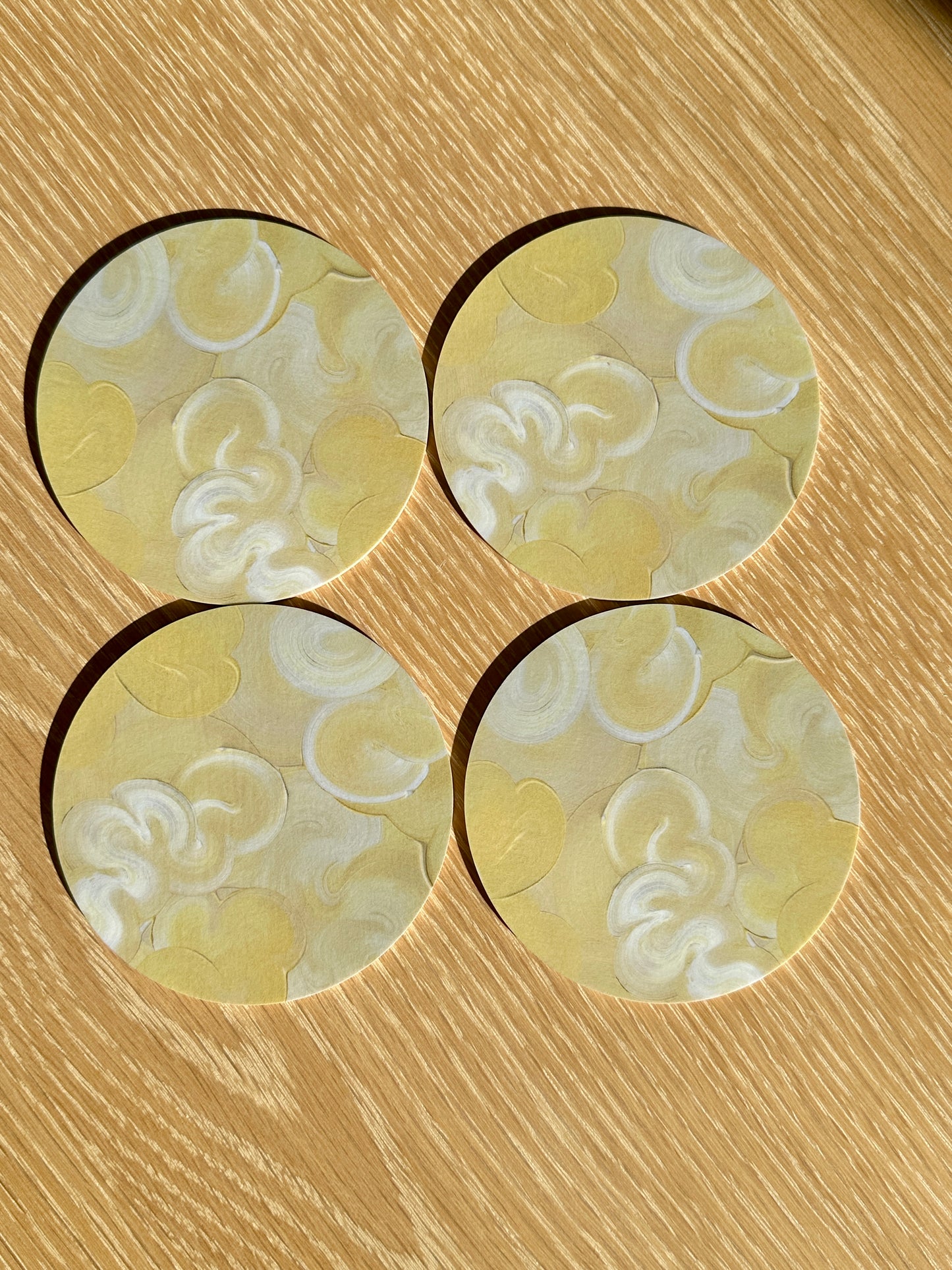 FLÄDERBLOM | Glasunderlägg 4-pack