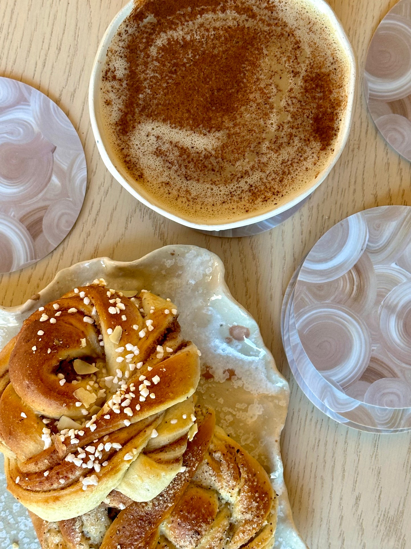 CHAI LATTE | Glasunderlägg 4-pack