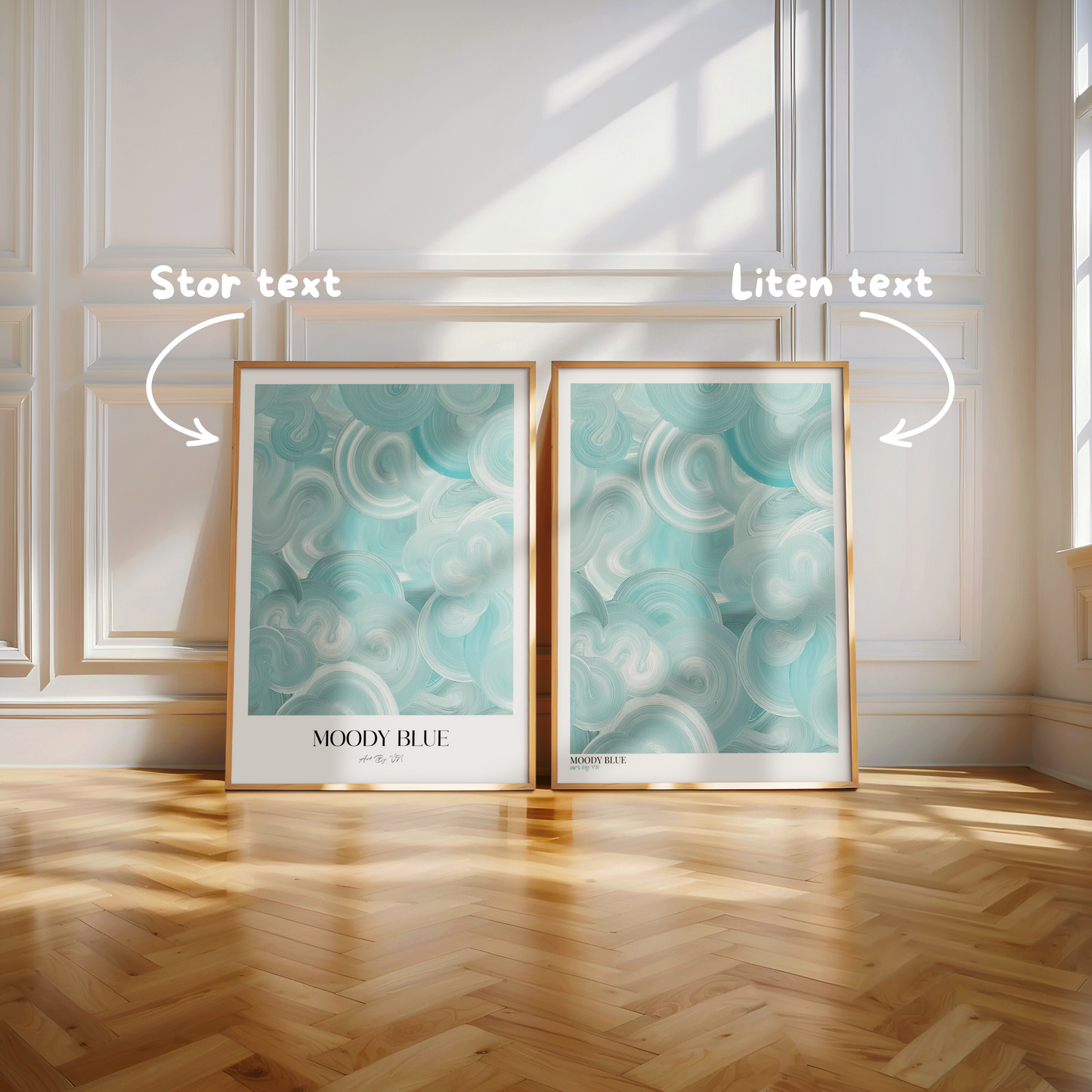 MOODY BLUE | Poster
