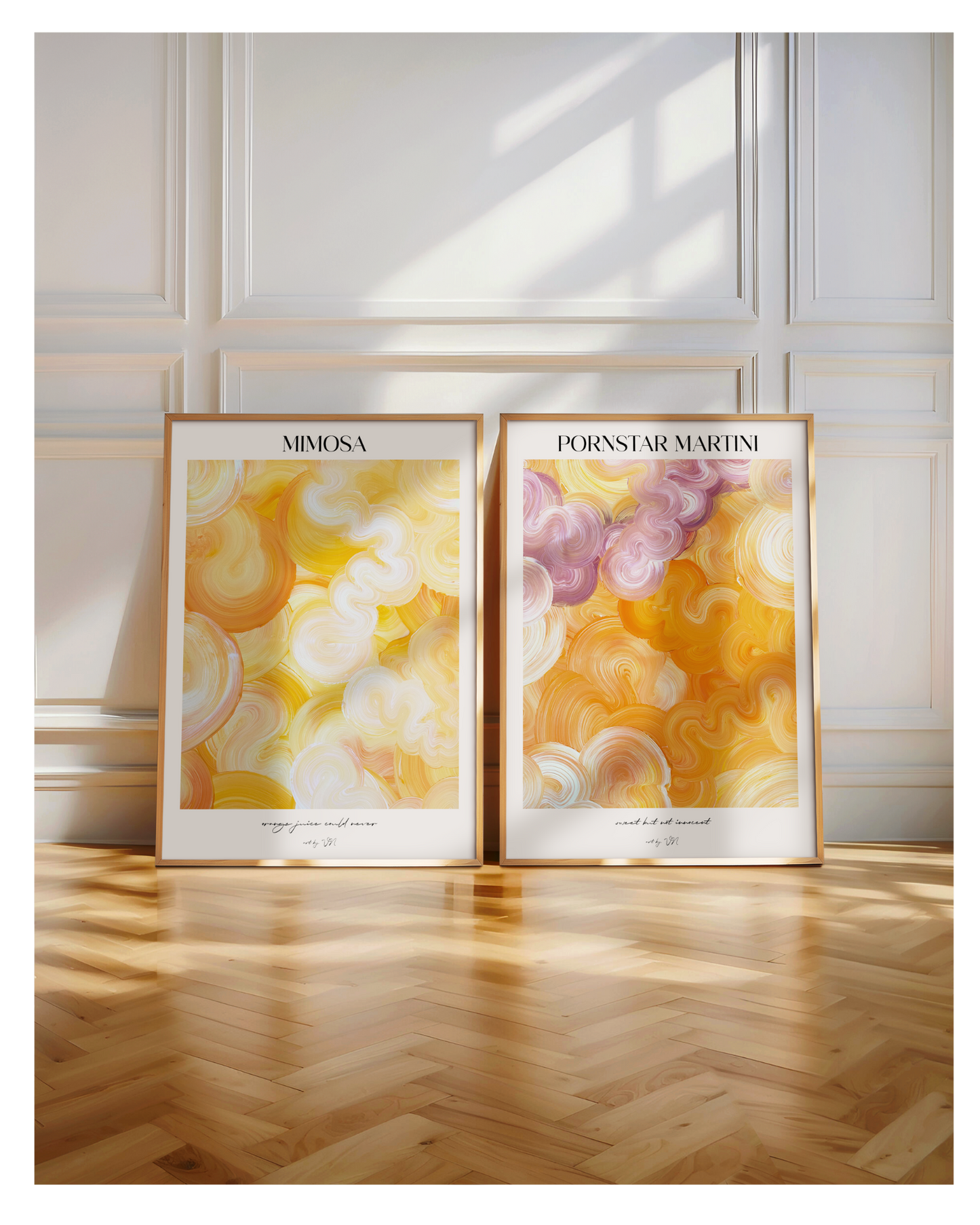 Poster Set- Mimosa & Pornstar Martini