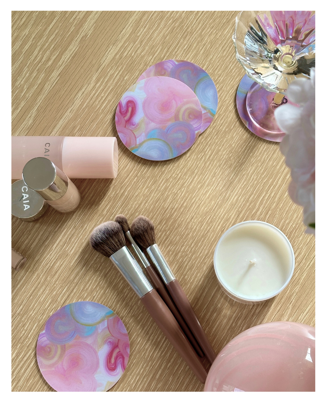 PRETTY VIBE | Glasunderlägg 4-pack