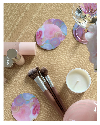 PRETTY VIBE | Glasunderlägg 4-pack