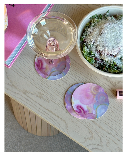 PRETTY VIBE | Glasunderlägg 4-pack