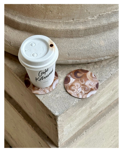 PUMPKIN SPICE LATTE | Glasunderlägg 4-pack