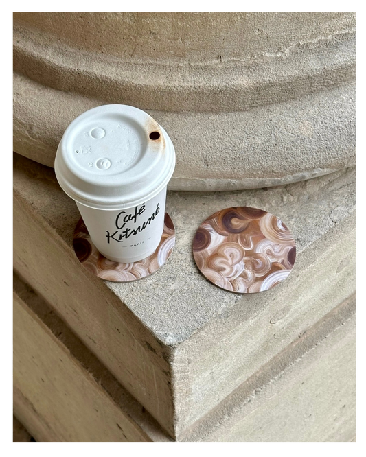 PUMPKIN SPICE LATTE | Glasunderlägg 4-pack