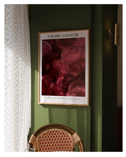 CHERRY GANACHE | Poster- The Café Collection