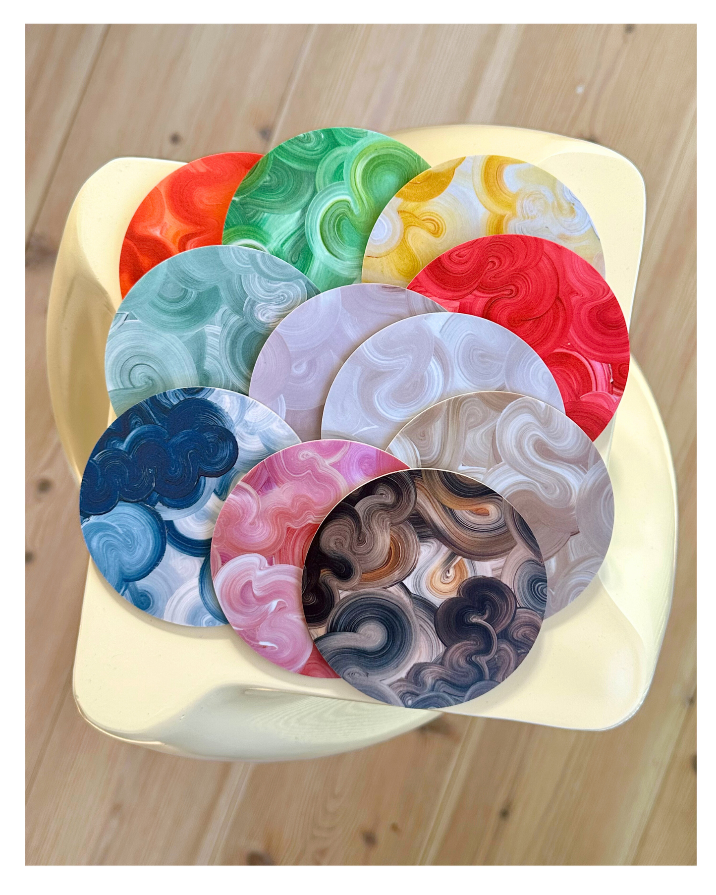 THE ULTIMATE COLOR PACK | Glasunderlägg 11-pack