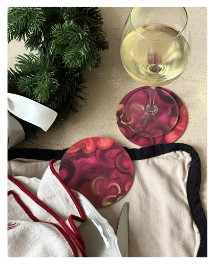 JULETID | Glasunderlägg 4-pack