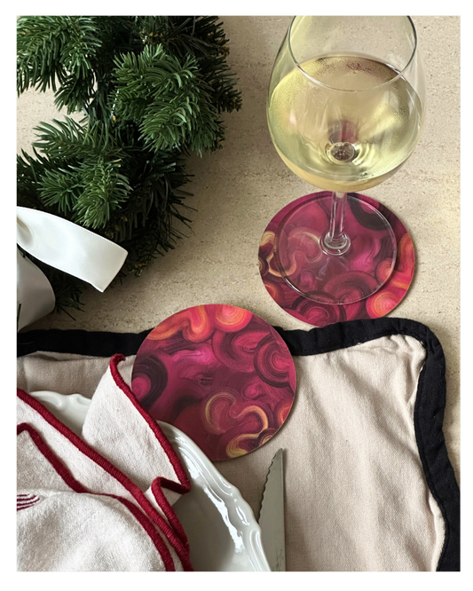 JULETID | Glasunderlägg 4-pack