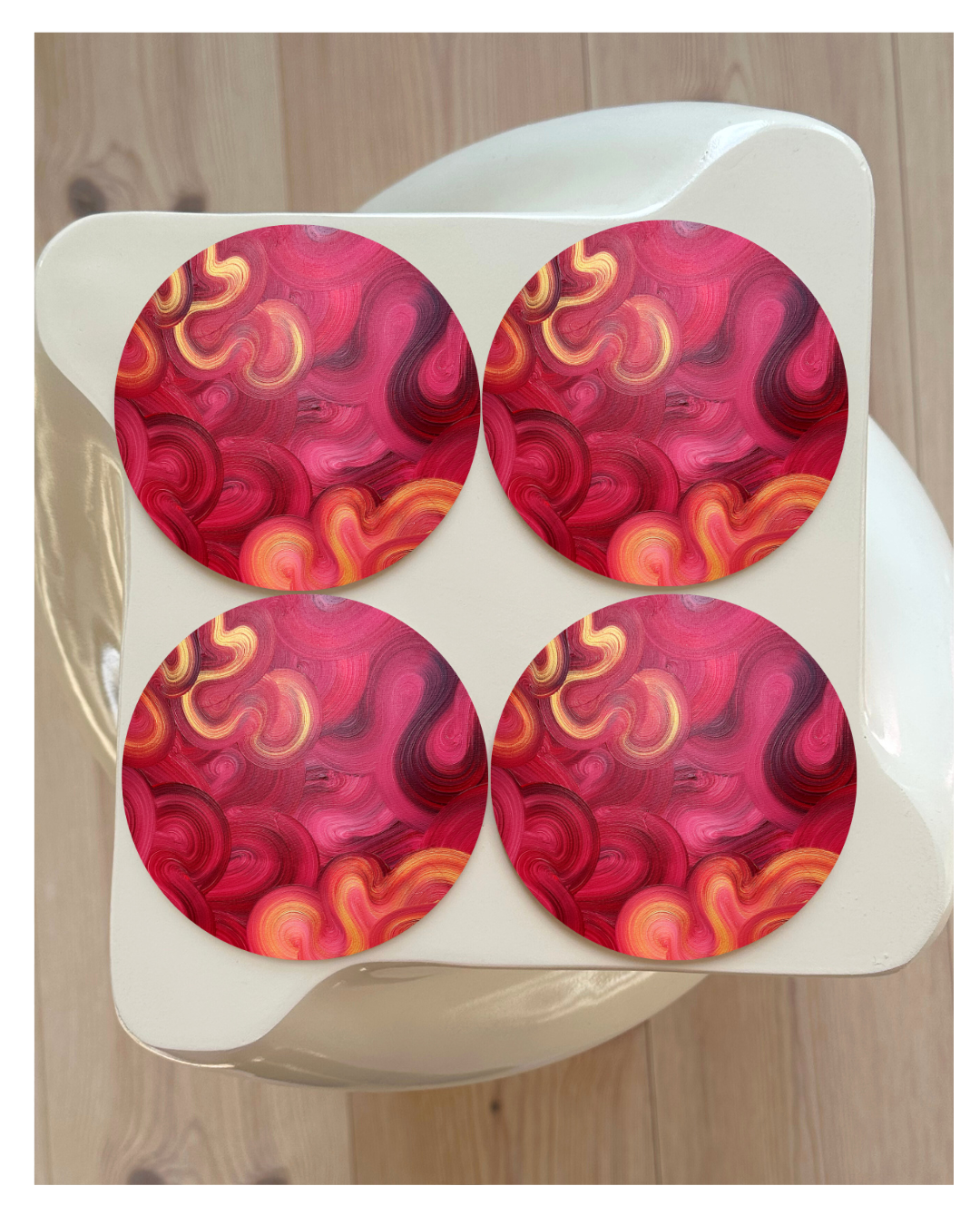 JULETID | Glasunderlägg 4-pack