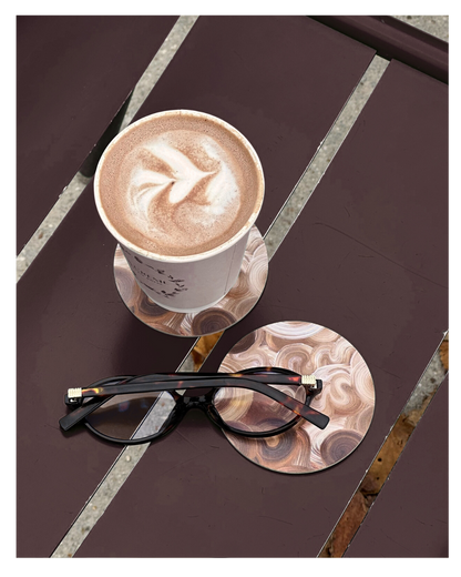 PUMPKIN SPICE LATTE | Glasunderlägg 4-pack