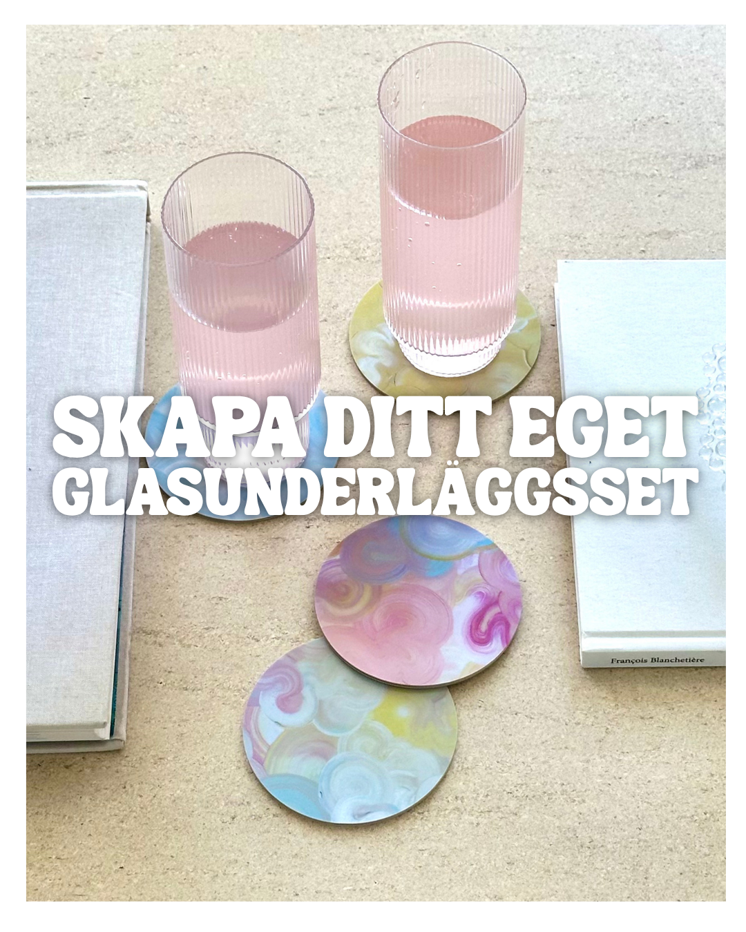 Skapa ditt eget glasunderläggsset