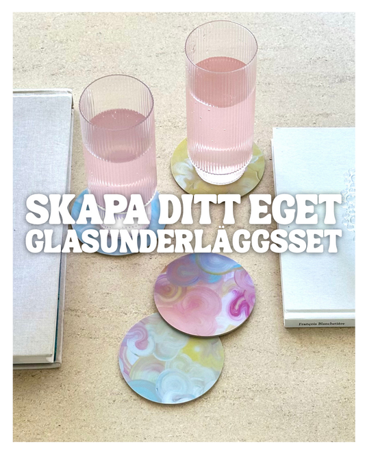 Skapa ditt eget glasunderläggsset