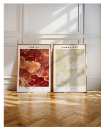 Poster Set- Äppelpaj & Vanilla Bean