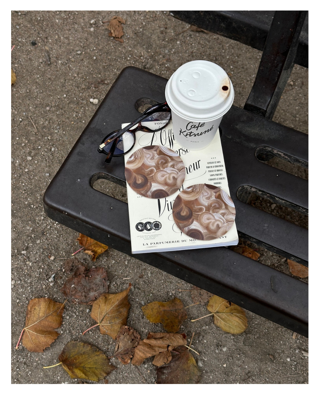 PUMPKIN SPICE LATTE | Glasunderlägg 4-pack