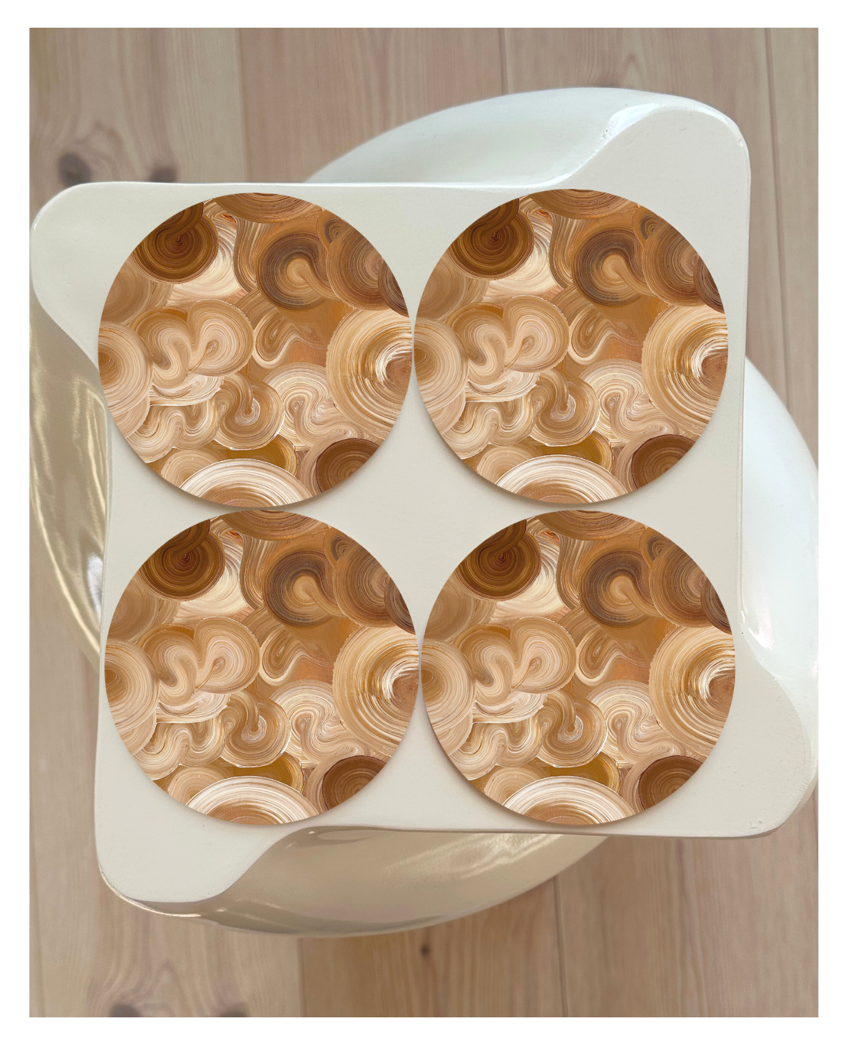 PUMPKIN SPICE LATTE | Glasunderlägg 4-pack