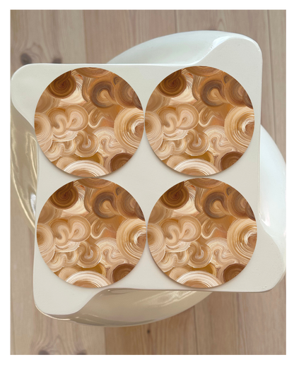 PUMPKIN SPICE LATTE | Glasunderlägg 4-pack