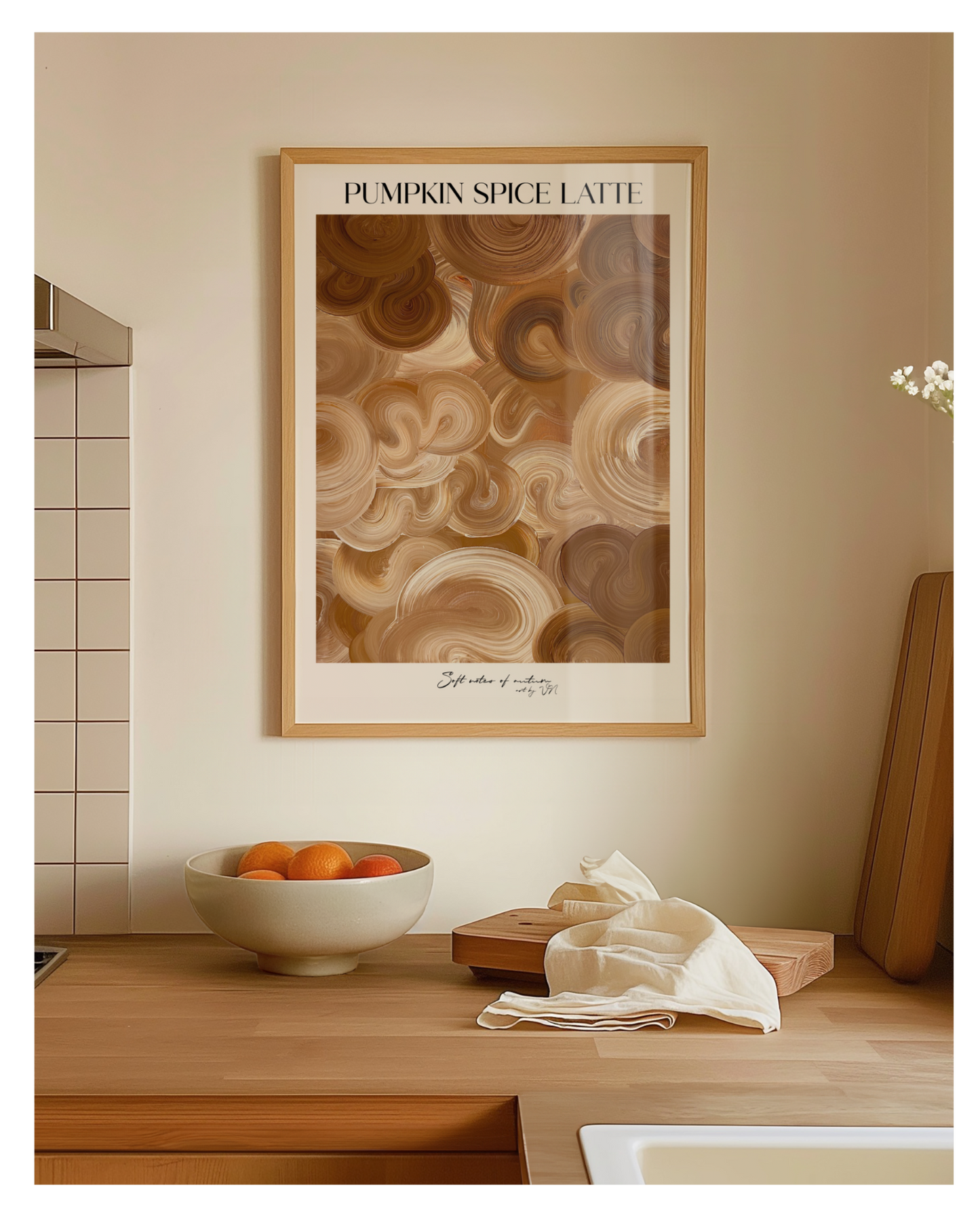 Poster Set- Vanilla Bean, Pumpkin Spice Latte & Kanelbulle