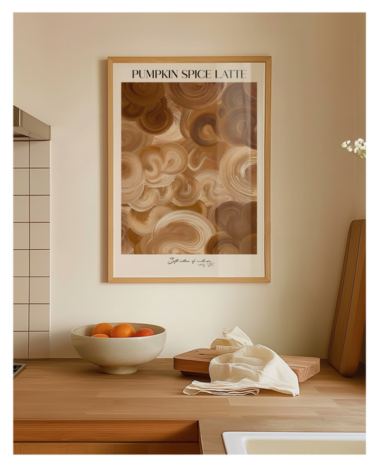 PUMPKIN SPICE LATTE | Poster- The Café Collection