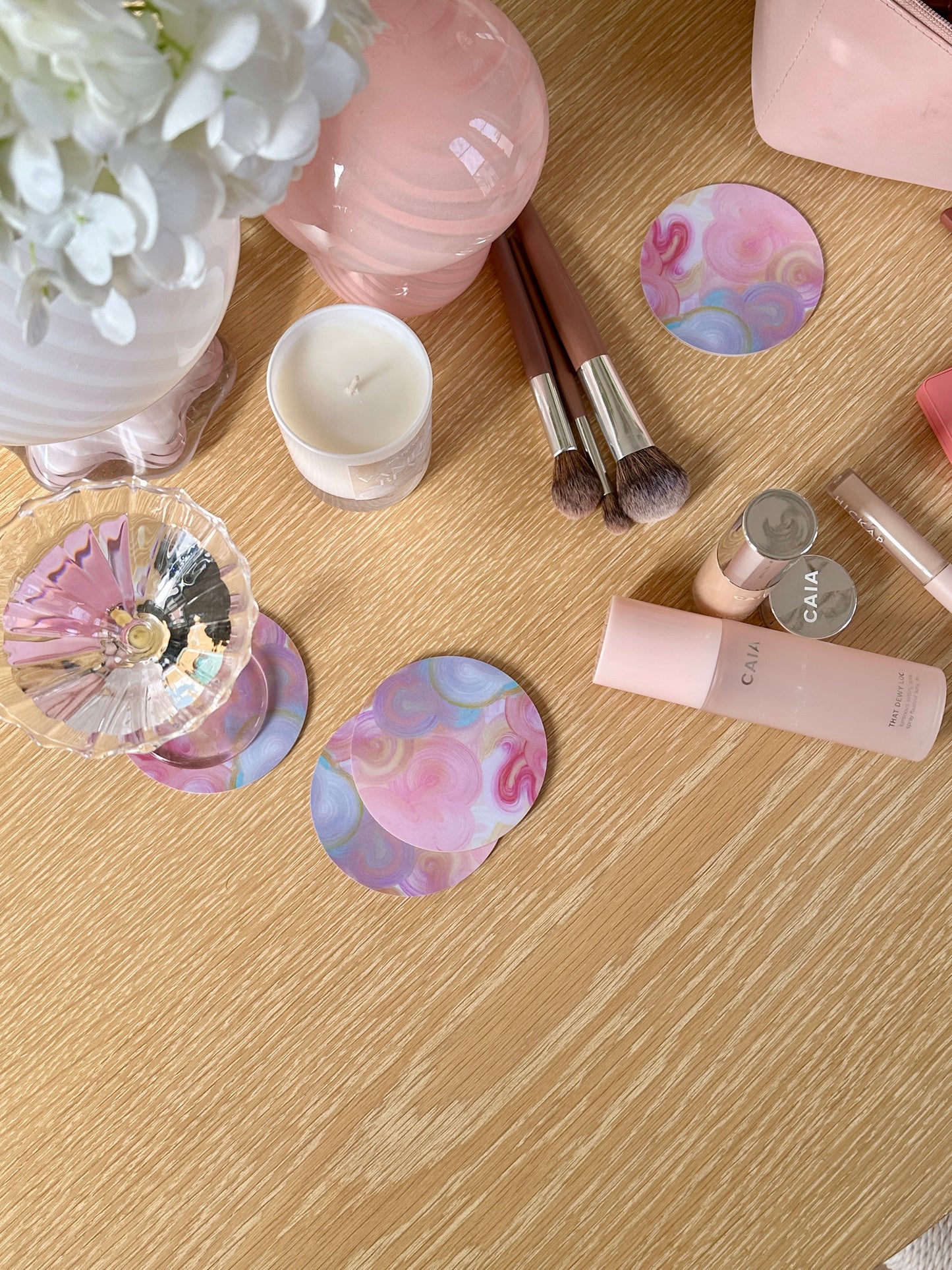 PRETTY VIBE | Glasunderlägg 4-pack