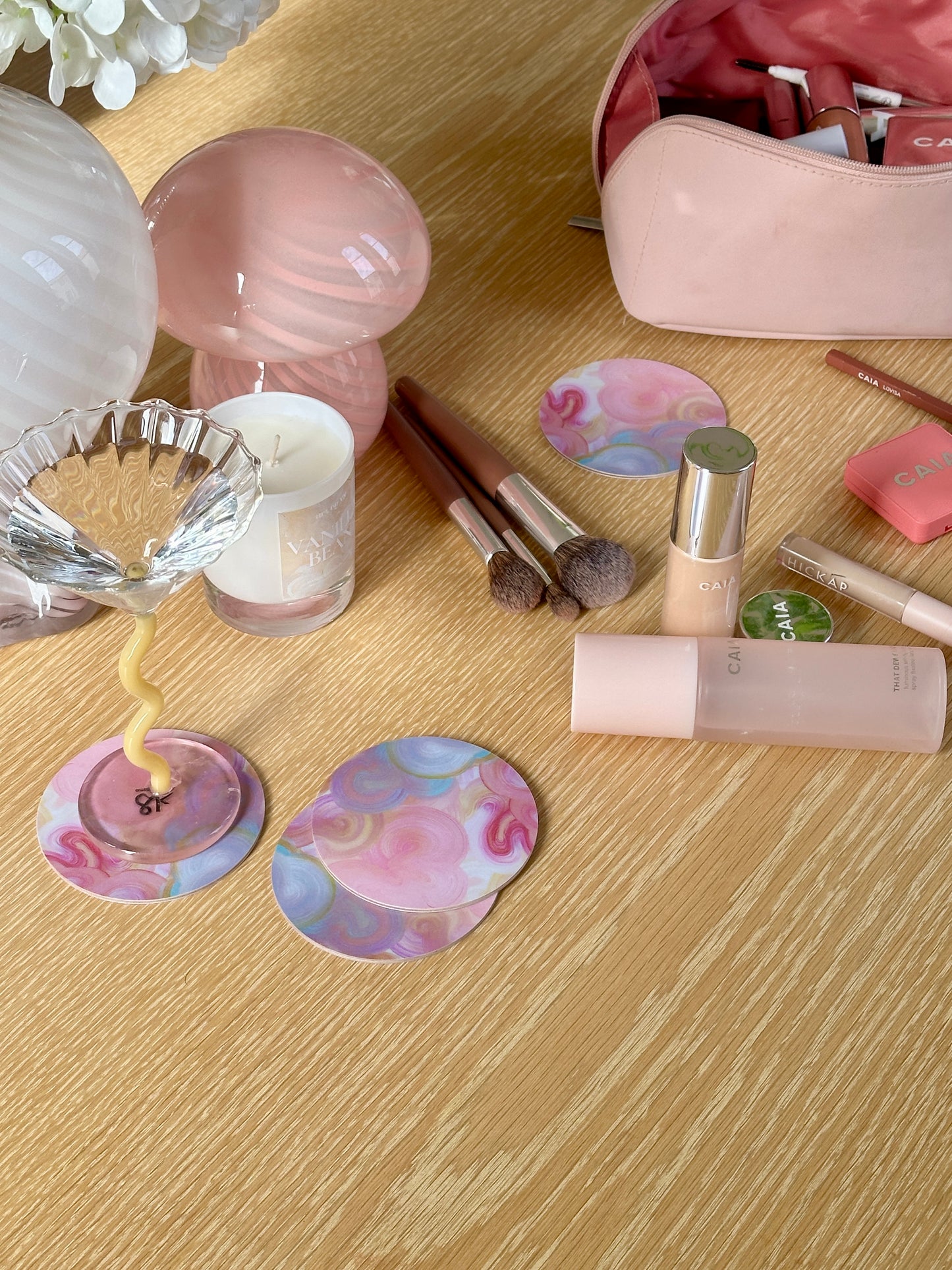 PRETTY VIBE | Glasunderlägg 4-pack