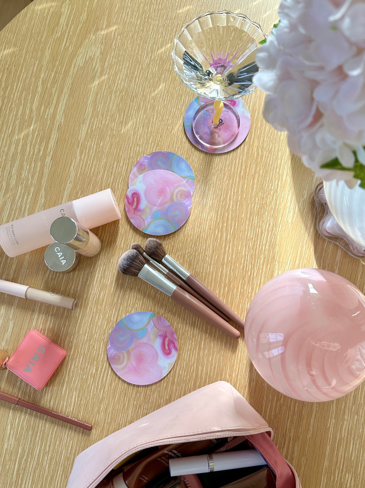 PRETTY VIBE | Glasunderlägg 4-pack