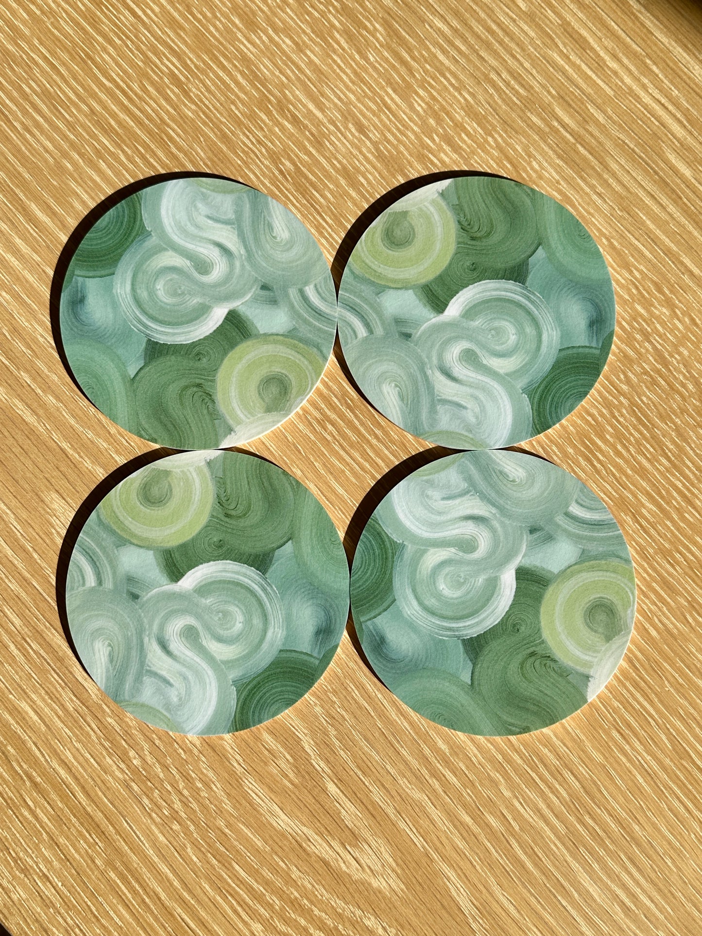 MATCHA LATTE | Glasunderlägg 4-pack