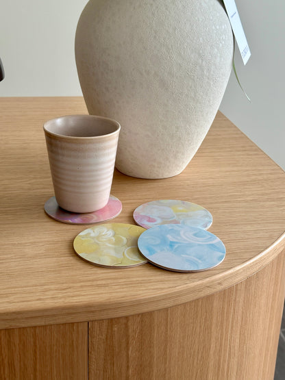 MIXED PASTEL | Glasunderlägg 4-pack