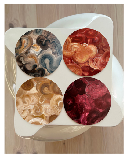 CAFÉ COLLECTION | Glasunderlägg 4-pack