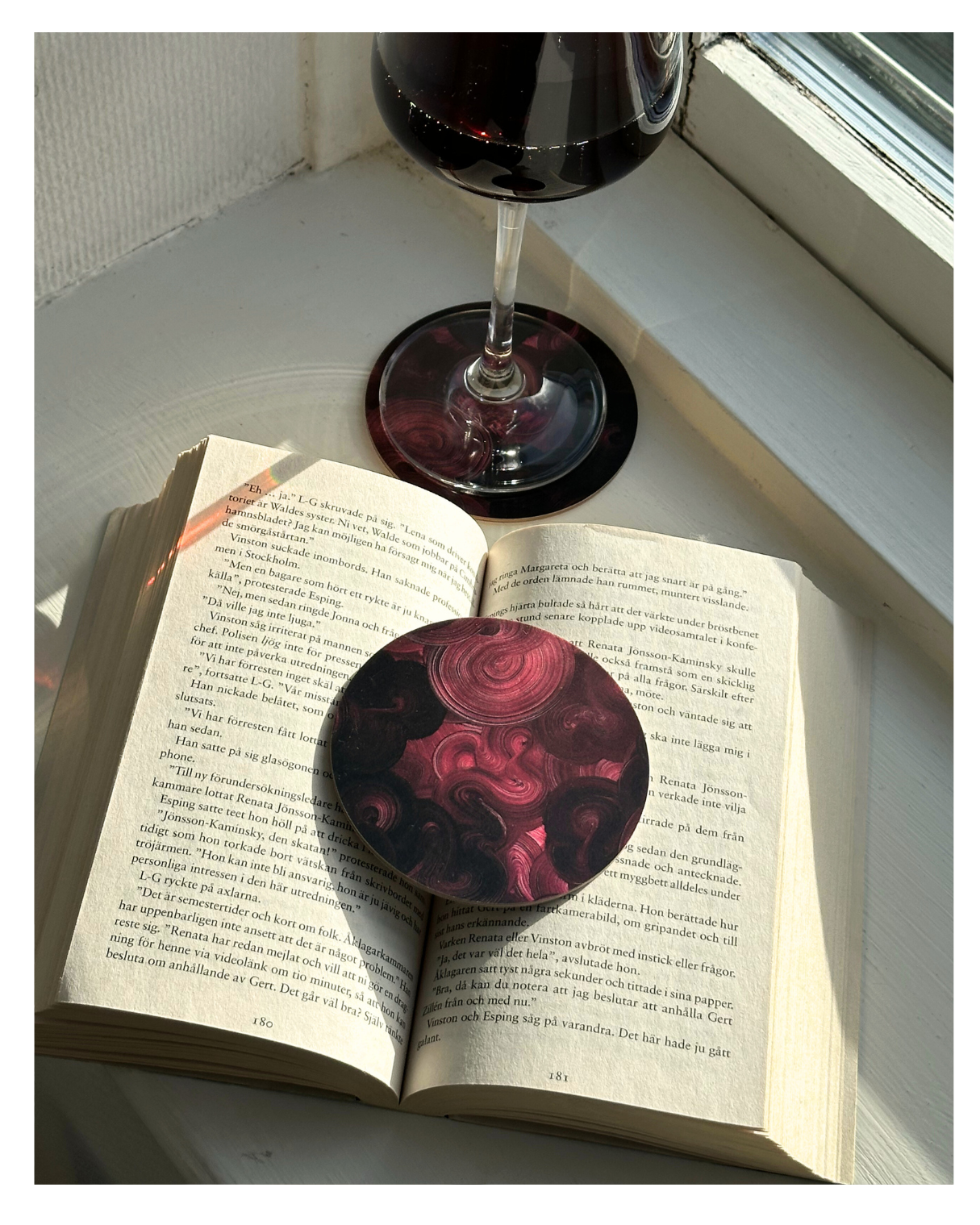 CHERRY GANACHE | Glasunderlägg 4-pack