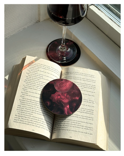 CHERRY GANACHE | Glasunderlägg 4-pack