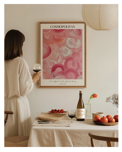 Poster Set- Mojito, Cosmopolitan & Pornstar Martini