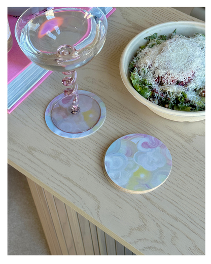 GRÄDDGLASS | Glasunderlägg 4-pack