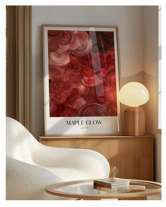 MAPLE GLOW | Poster- Månadens motiv