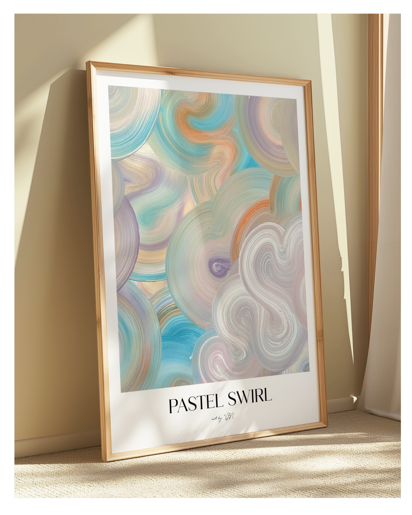 PASTEL SWIRL | Månadens Poster