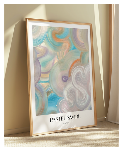PASTEL SWIRL | Månadens Poster