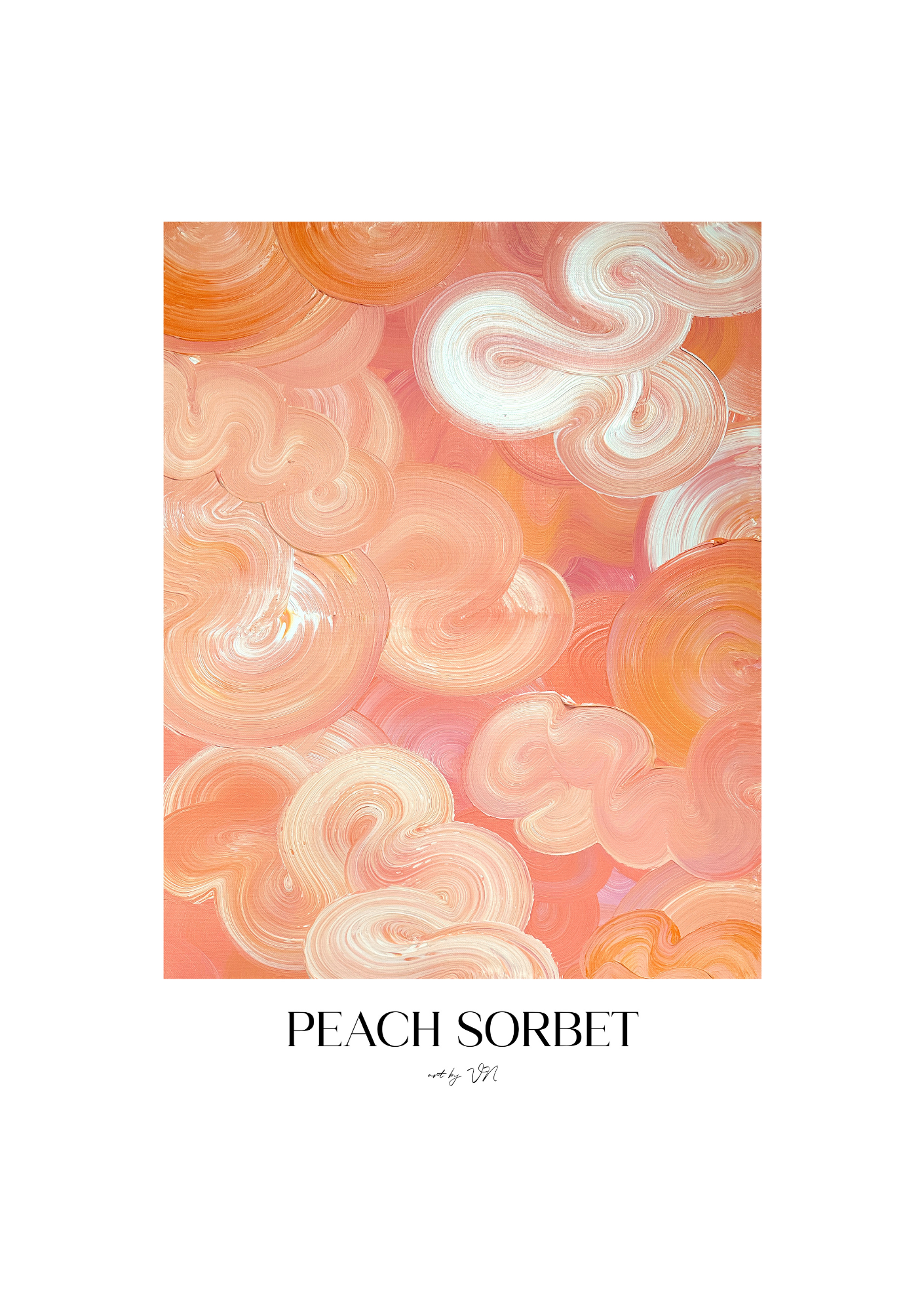 PEACH SORBET | Poster