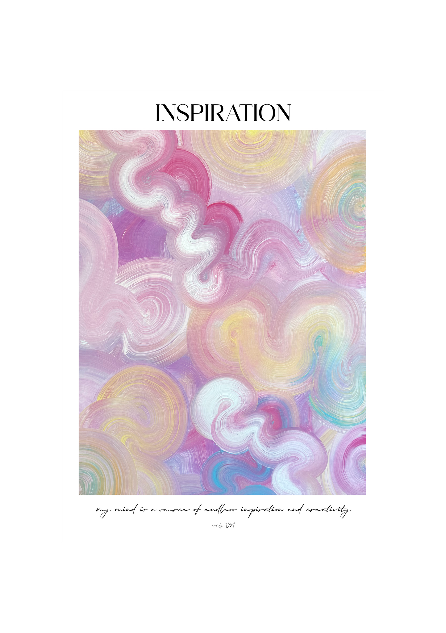 INSPIRATION | Poster- The Affirmation Collection
