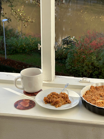 ÄPPELPAJ | Glasunderlägg 4-pack