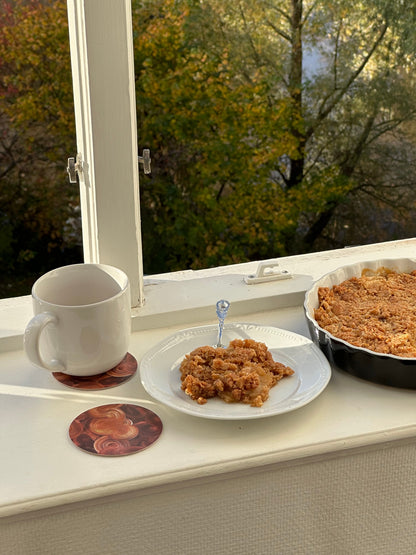 ÄPPELPAJ | Glasunderlägg 4-pack