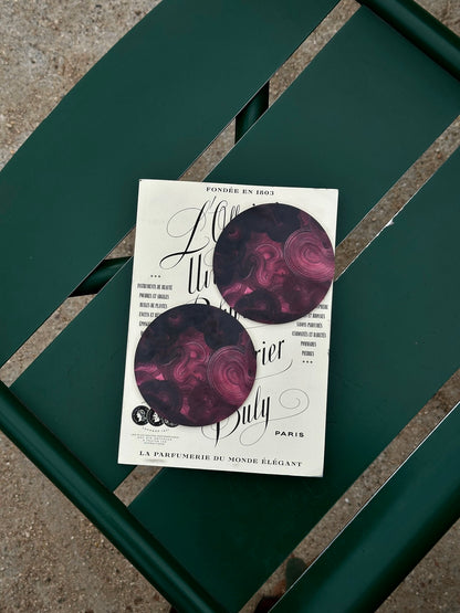 CHERRY GANACHE | Glasunderlägg 4-pack