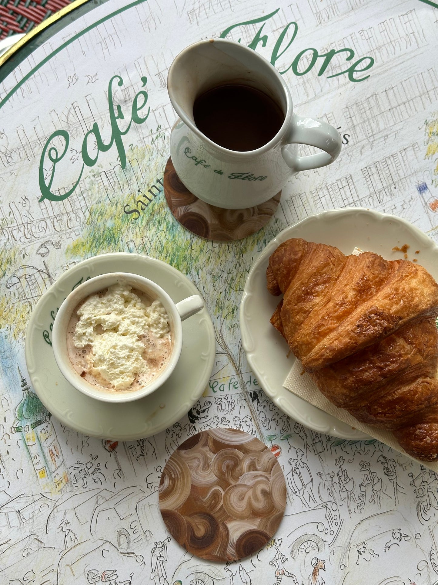 PUMPKIN SPICE LATTE | Glasunderlägg 4-pack